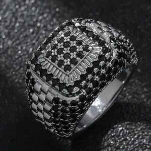 Geometric Ring For Men Silver Tone  (Copper) Jewelry SIZE 10